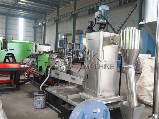 PE Film LDPE Plastic Granulating Line Bag Recycling Machine 400kg H