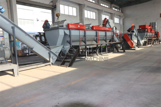 Оборудование для переработки пластиковых пакетов из полиэтилена высокой плотности Дробление Промывка Сушка